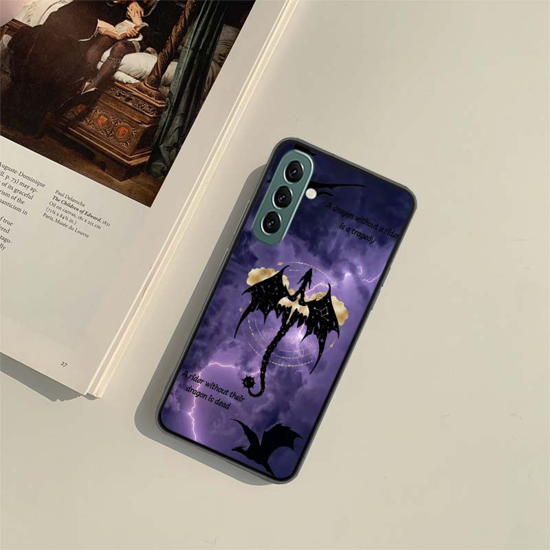 F-Fourth W-Wing Dragon Phone Case for Samsung A54 A14 A24 A34 A17 A37 A57 A55 A35 A25 A15 A07 A05S A04S A12 A22 A32 A52S A72 Gal