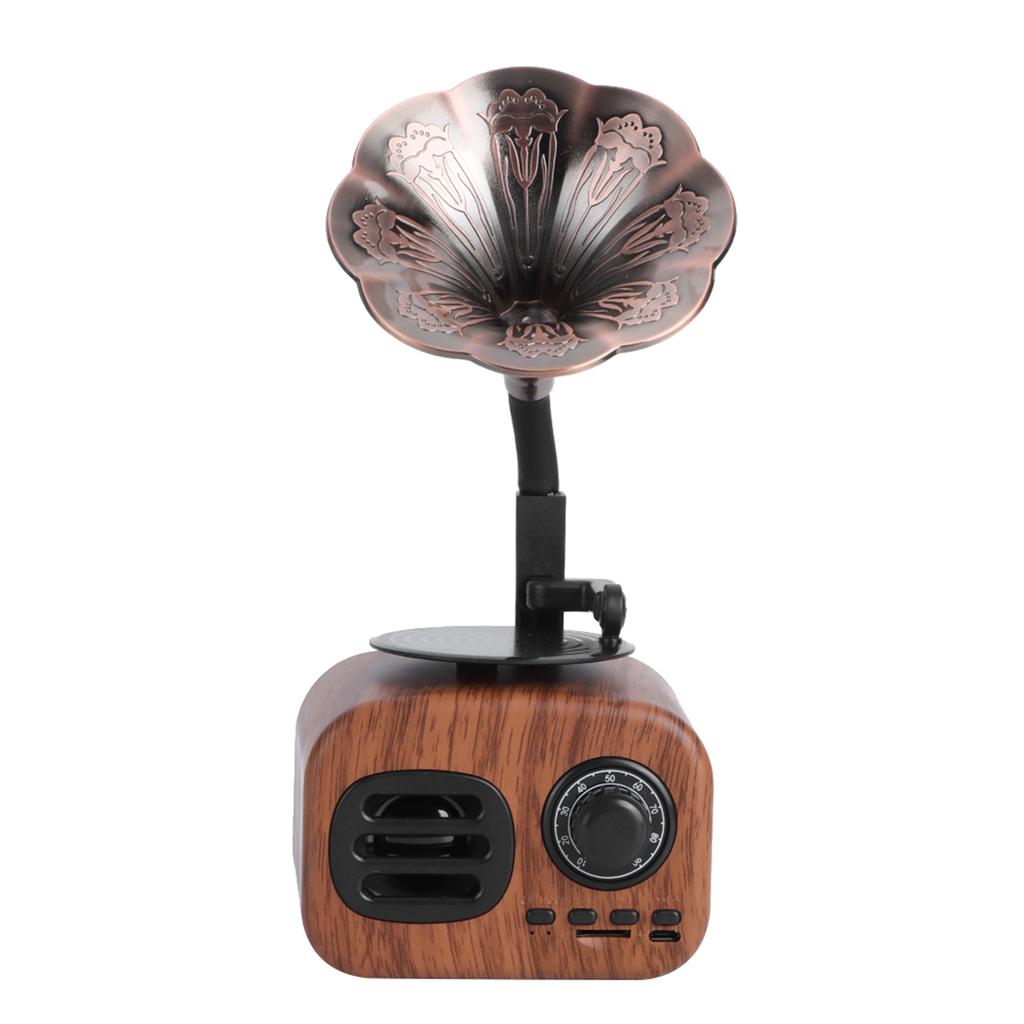 Kreatywny Retro Głośnik Bluetooth Odtwarzacz Muzyki z Wtyczką Karty dla PC Telefonu Komórkowego Tabletu