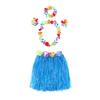 Hawaiian Hula Skirt & Lei Party Performance Set - 40cm, 5 Pieces
