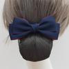 Women's Professional Hair Net Bow Clip for Work: Ideal for Hotel, Bank, Nurse, Flight Attendant, and Updo Styles.