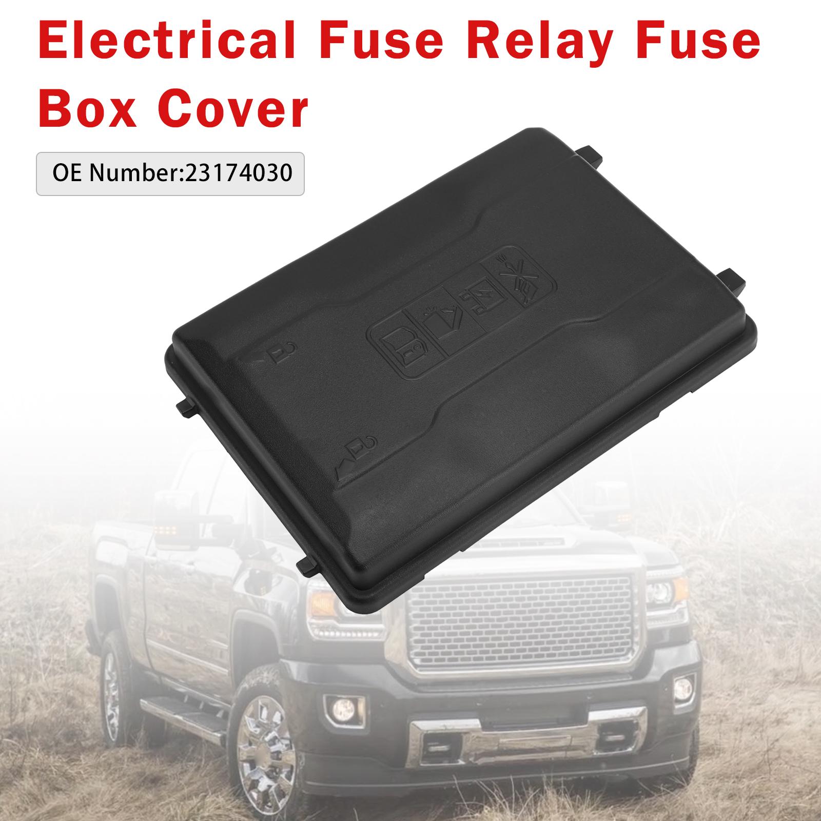 Electrical Fuse Relay Fuse Box Cover 23174030 For Chevy Sierra Silverado 2014-2019