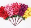 Artificial Peach Blossom Branch Home Decoration Realistic Floral Arrangement for Indoor Outdoor Use Durable and Flexible Design
