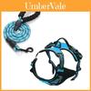 Reflective Dog Harness With Adjustable Collars For Large Breeds And Night Safety