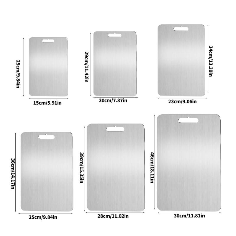 Titaniums Chopping Board For Meat Vegetables Fruits Double-Sided Nonslip Food Preparation Board Kitchen Tool