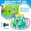 Octopus Water Spray Sprinkler for Kids  Outdoor Sprinklers Summer Octopuses Toys with 8 Wiggle Tubes and 2 Hose Clamps
