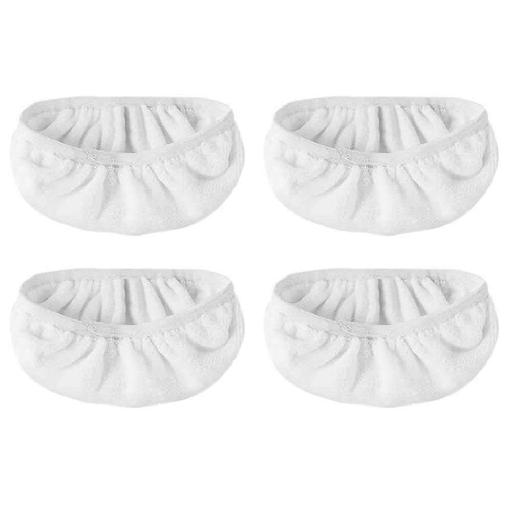 1/4Pcs Washable Microfiber Mop Pads Reusable Mop Cloth  for Bathroom Kitchen Living Room