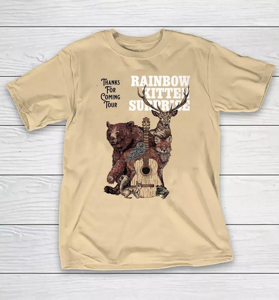 Rainbow Kitten Surprise Thanks For Coming Tour 2025 short sleeve shirt KV38534 Unisex T-Shirt XXL