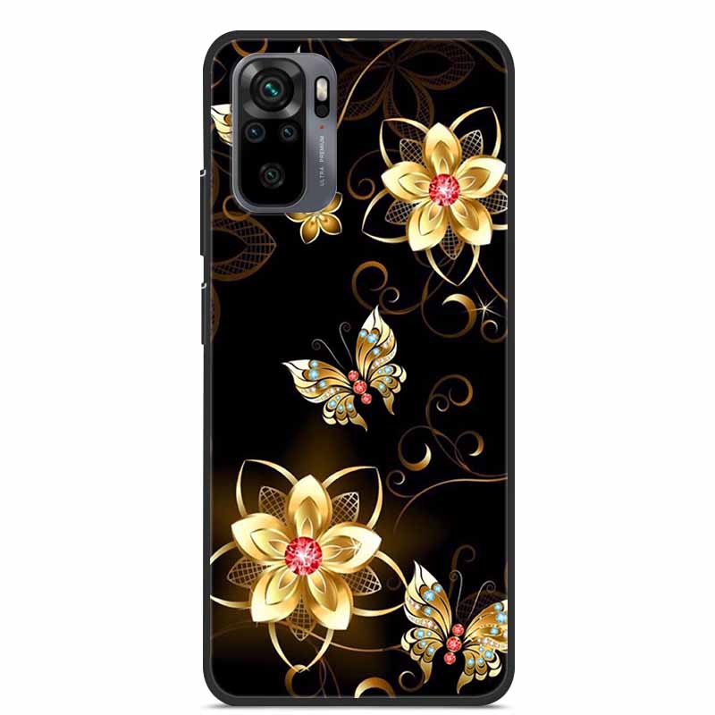 Dla Xiaomi Redmi Note 10S Case silikonowa tylna okładka etui na telefony dla Xiaomi Redmi Note10T 2021 miękki futerał uwaga 10S 10T 10 T S Coque