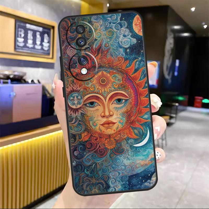 

Sun Moon Aesthetic For Honor Magic 6 7 8 Pro Case For Honor 90 70 50 Lite 400 200 X8c X8b X9a X9b X9c X9d Win RT Honor 400