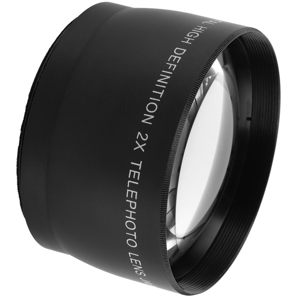 2X Telephoto Lens with Optical Glass for Camera Lens with Filter Diameter of 55mm 2.2in