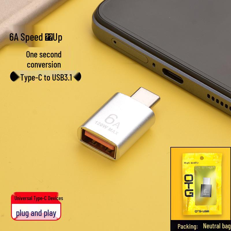 CE Alloy Type-C to USB 3.1 OTG Adapter for Android Tablet & Mobile