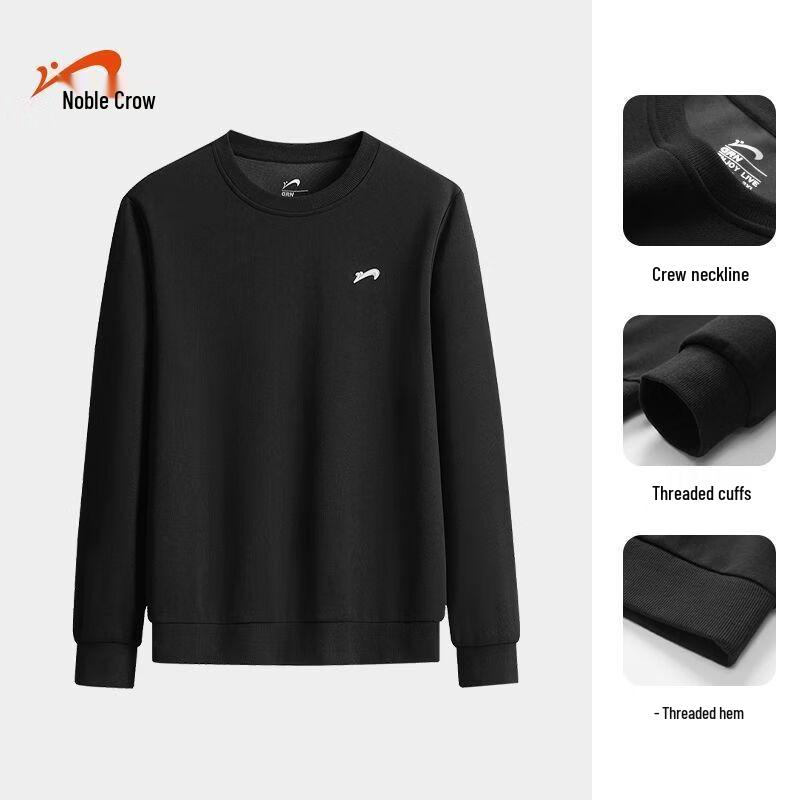 Guirenniao 2026 Spring/Autumn Crewneck Pullover Sweatshirt L