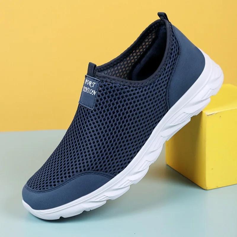 Fashion New Running Shoes for Men Breathable Sports Shoes Light Weight Fashion Summer Mesh Breathable Sneakers for Men