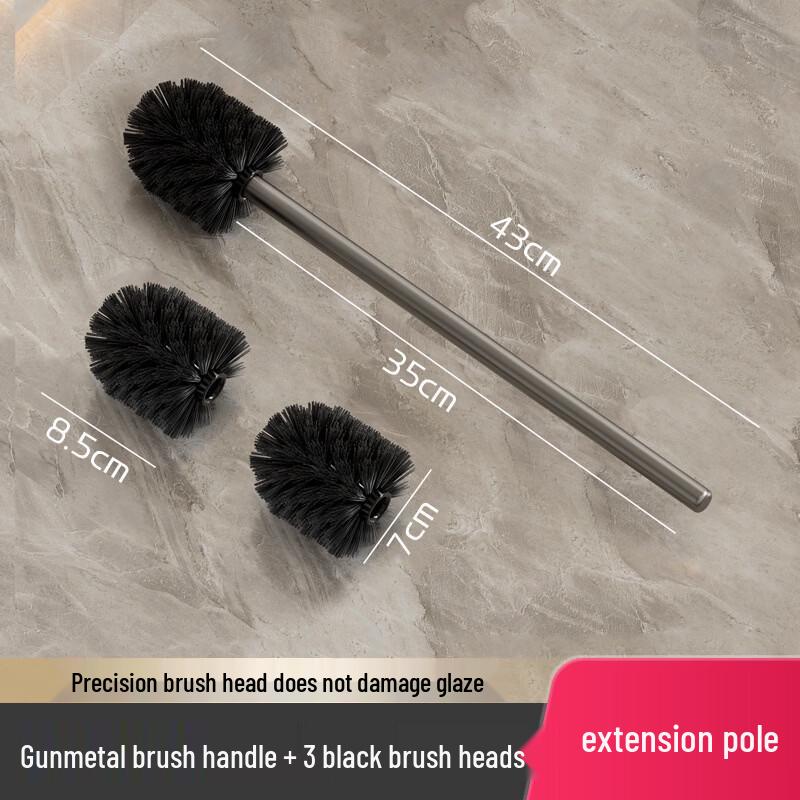 Xihe Wall-Mounted Toilet Brush Set