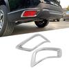 2Pcs ABS Rear Tail Fog Light Lamp Cover Trim Fit for Subaru Forester SK  Electroplate Style Car