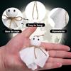 6Pcs creative Halloween Cloth Ghosts White Ghosts Hanging Ghost Pendant  Halloween Party Decor