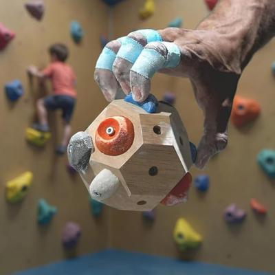 Compact ABS Climbing Exercise Block For Enhancing Finger Flexibility And Grip Control Travel Friendly Climbing Trainer