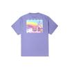 Converse T Shirts Men's Purple Crew Neck Moderate Straight Fit 10023994-A02