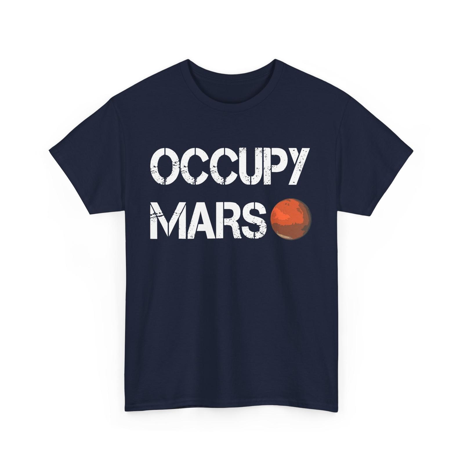 Occupy Mars Space Shirt, The Explorer Occupy Mars Space T-Shirt XXL