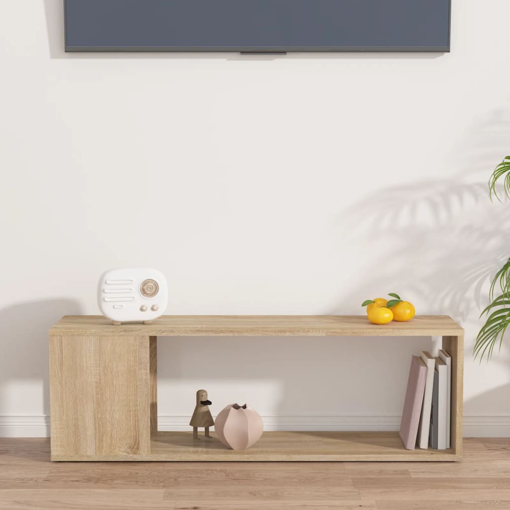 Moderner Minimalistischer TV-Schrank, Vitrine Für Das Wohnzimmer, Aufbewahrung Für Zeitschriften Und Bücher, 100x24x32 Cm