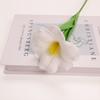 1pcs Mini White Tulip Artificial Flowers, Wedding Home Decor, Realistic Fake Tulips Gifts Birthday Graduation