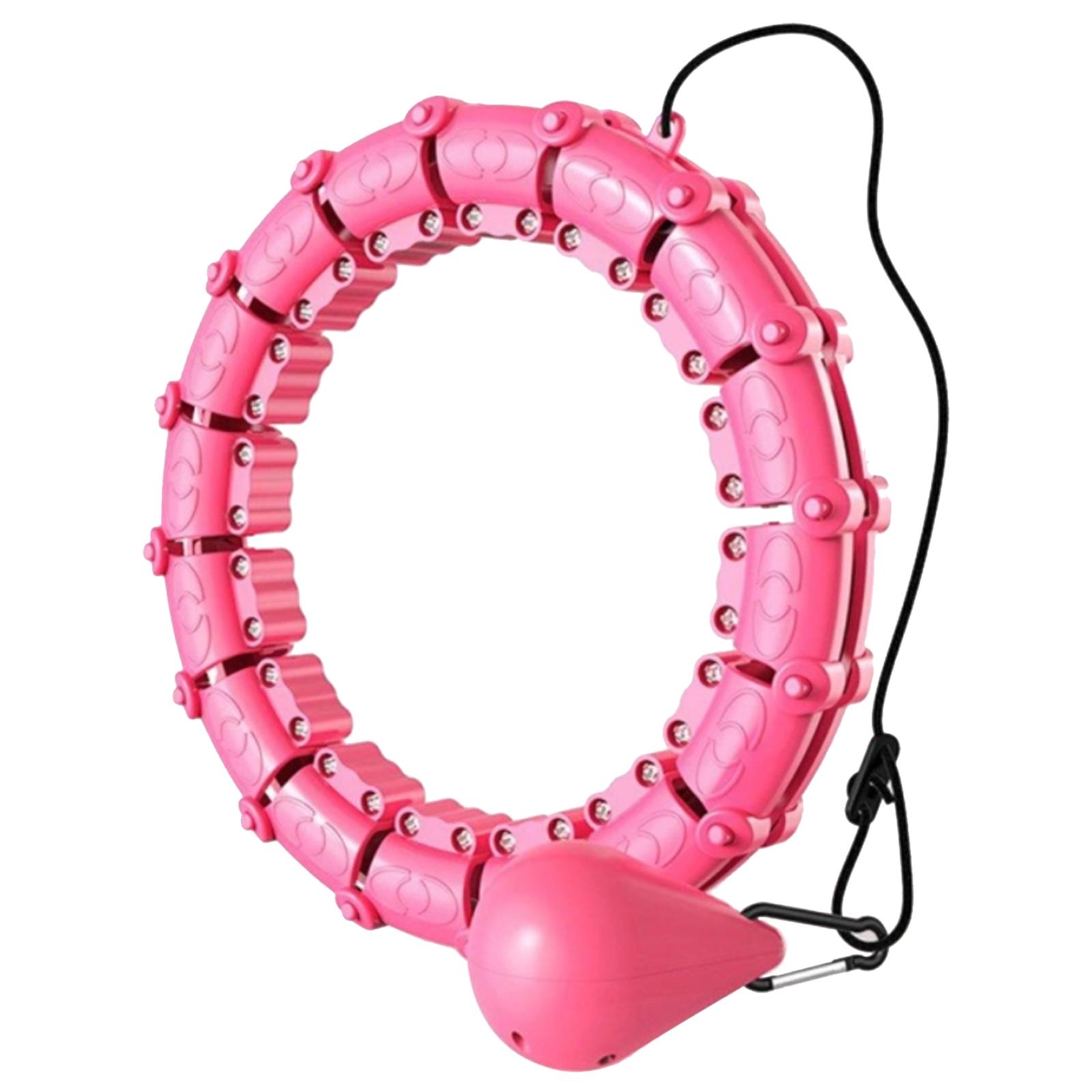 

Kolip 24 Knots Plus Size Weighted Hoop Infinity Fitness Weight Loss Detachable Hoops Smart Noiseless Hoop For Women красный