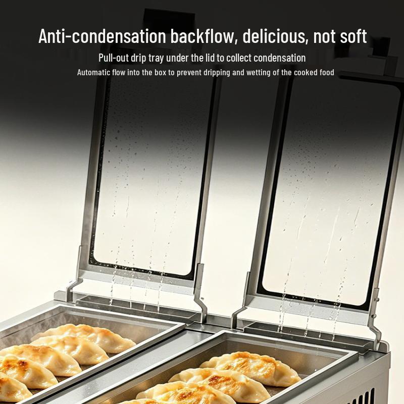 Commercial Automatic Potsticker and Fried Dumpling Griddle