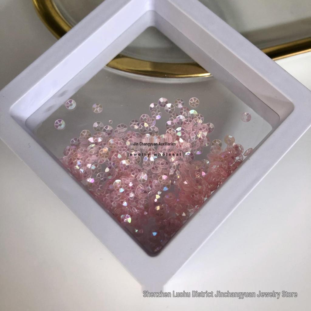 Pink Series Seed Beads & Sequins for DIY Handcrafts and Ancient Style Embroidery