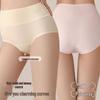 Women's High-Waisted Antibacterial Cotton Briefs (4-Pack)