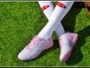 Children's Football Shoes: Korean Spike Shoes for Girls and Boys, Pink Spikes Design for Training and Matches.