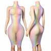 Sexy Lingerie Sex Bodycon Dress Fishnet Clubwear Beach Christmas Valentine's Day Women's Rainbow Babydolls Dresses
