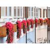 Artificial Flowers Garland Flower Hanging Dangling Ivy Surfinia Cascade - red