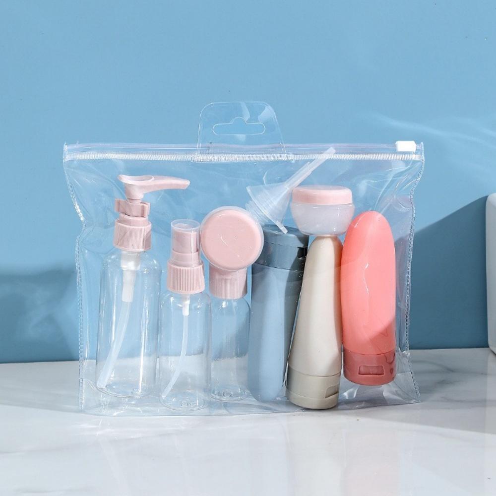 4/11 piece travel toiletries bottle set, silicone can be refilled with travel accessories, toiletries container, travel essentia