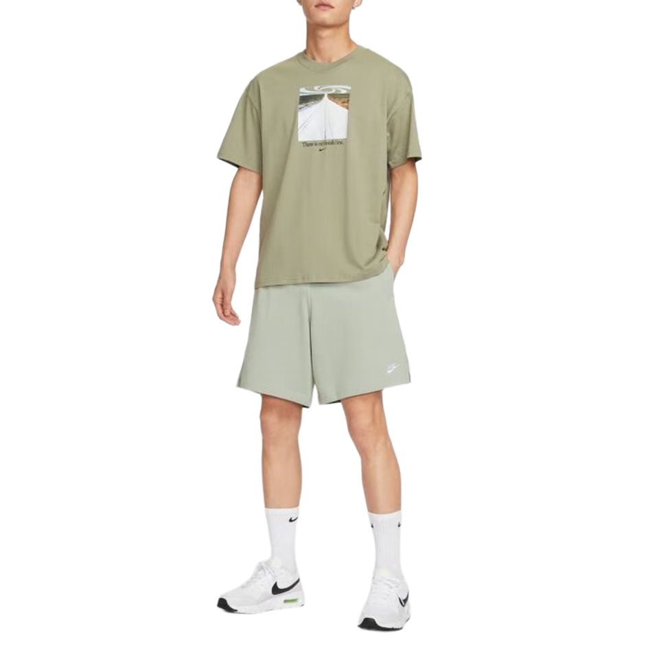 New Nike Casual Shorts Men's Light Green FQ4361-370