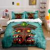 Colorful Tribal Mask Design. Bedding Sets Duvet Cover Sets Duvet Covers Pillowcases(1 * Duvet Cover 2 * Pillowcases Without Duvet Insert)