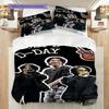 Chill Vibes Casual Style Bedding (1 * Duvet Cover + 2 * Pillowcase, Without Core) 2D Flat Soft and Comfortable Duvet Cover and Pillowcase Bedding Set