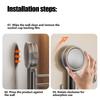 Three Hook Suction Cup Storage Hanger with ABS Body for Towels Keys Bags and Smooth Wall Use In Dorms and Rentals