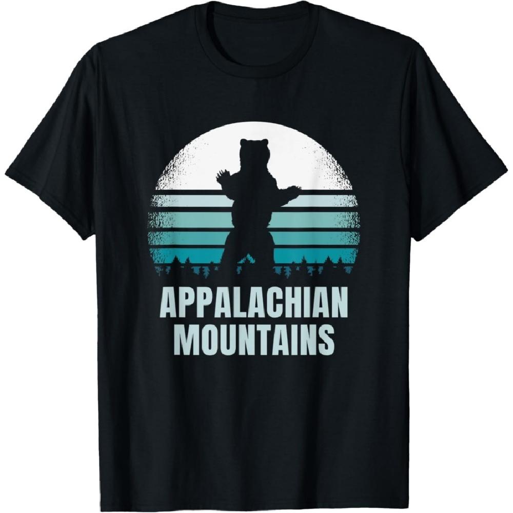 

Appalachia Appalachian Mountains Vintage Mama Bear Sunset T-Shirt S