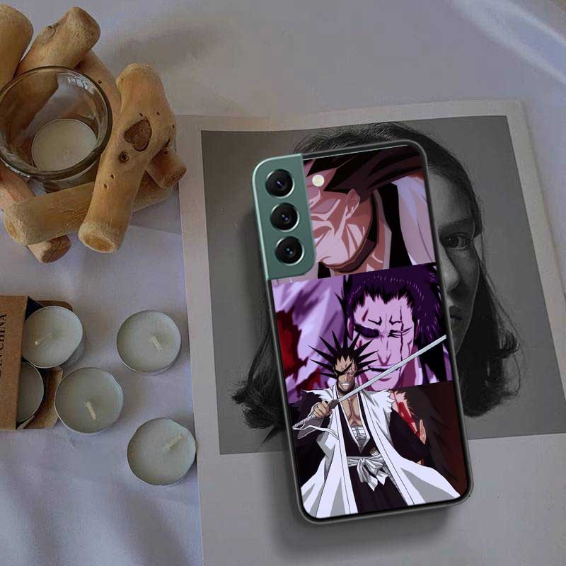 BLEACH Zaraki Kenpachi Phone Case For Samsung Galaxy S22 S25 Ultra S21 S10 Plus S26 Edge S20 S23 S24 FE Cover Silicone Soft