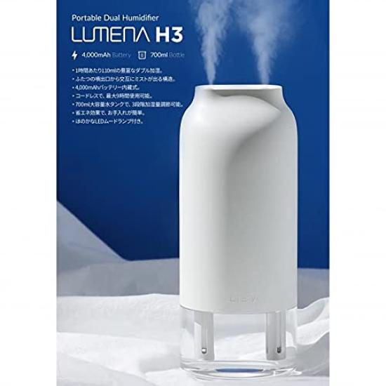 

Беспроводной увлажнитель воздуха LUMENA H3 PLUS Plus USB (белый)