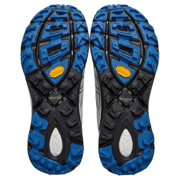 HOKA ONE ONE Mafate Speed 2 Trail Running Shoes Unisex White Black Blue 1126851-WTCB