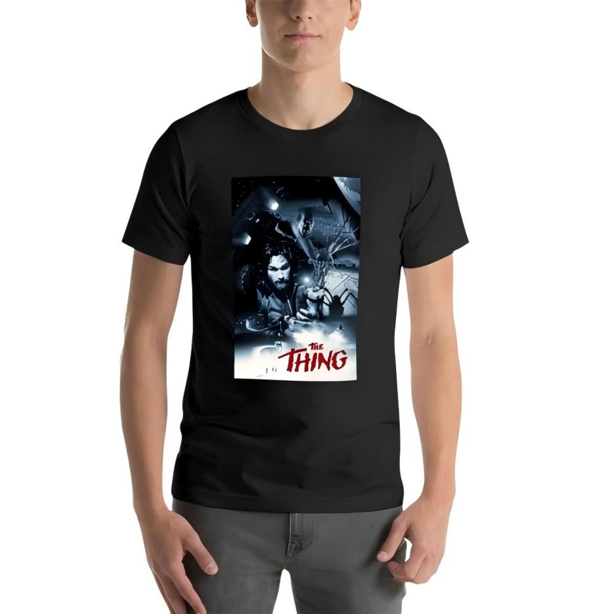 The Thing 1982 Horror Movie Poster T-Shirt 3XL