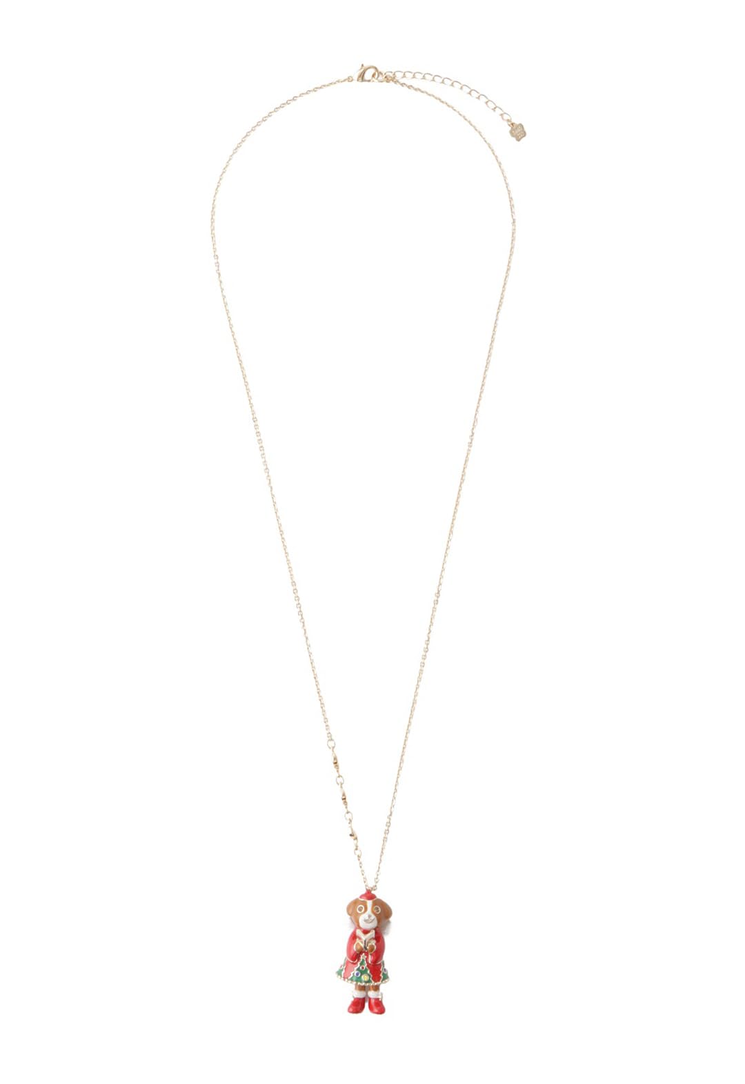 

Dog motif necklace SAMN200465XR [Anna Sui] червоний
