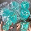 Transparent Squeeze Stress Balls Cube Shape Slow Rise Squeeze Toys  for Stress And Anxiety Relief