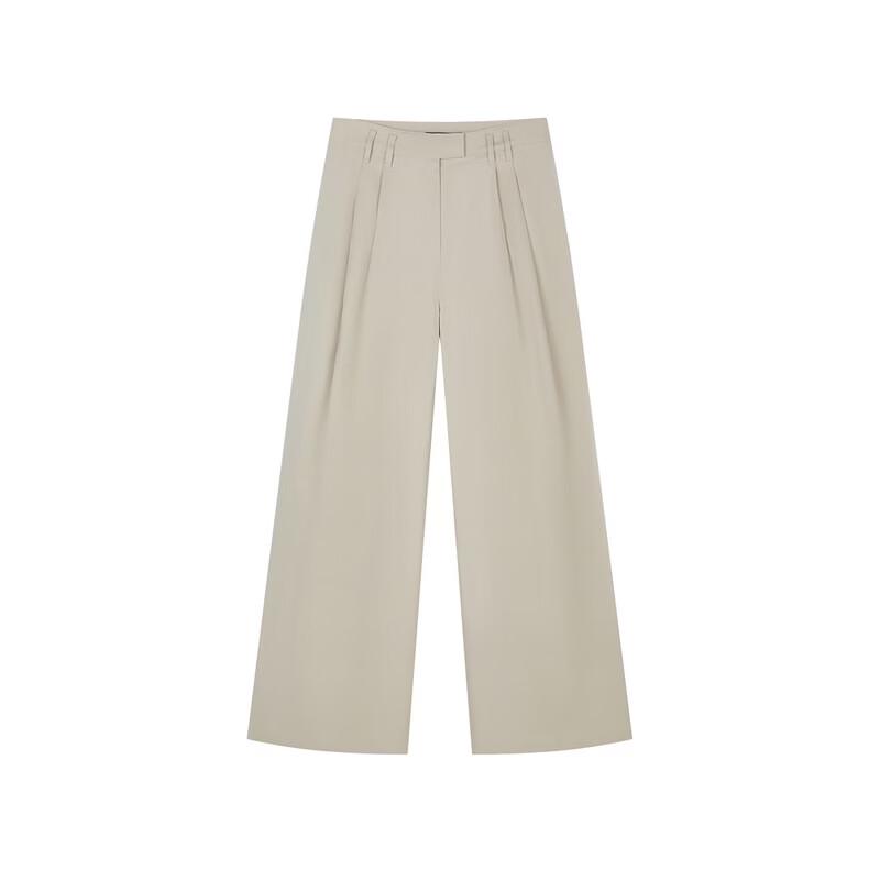 Teenie Weenie Women's High-Waisted Pleated Cocoon Trousers