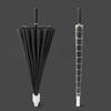 24 Bone Waterproof Long Handle Automatic Large Double People Umbrella Car Special Reinforced Strong Storm-resistant Umbrella