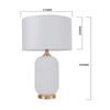 Lampa Stołowa Tamiza 1 E27 Biały Light Prestige Lp-1515/1T Big White