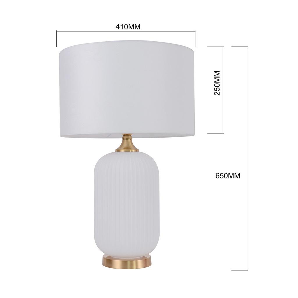 Lampa Stołowa Tamiza 1 E27 Biały Light Prestige Lp-1515/1T Big White
