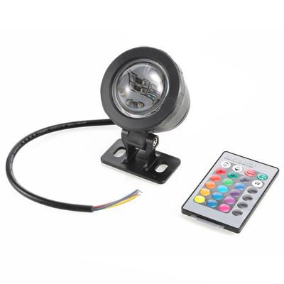 Hot! 5W 12V IP65 Waterproof RGB LED Underwater Lamp with Remote Control for Swimming Pool Pond Fountain