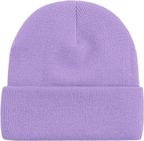 Rosoz Unisex Winter Beanie Cuffed Knit Skull Cap for Men and Women